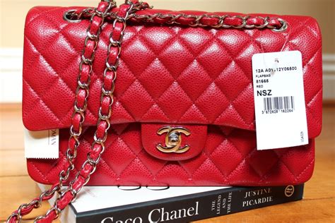 chanel classic red flap bag price|chanel classic flap bag zipper.